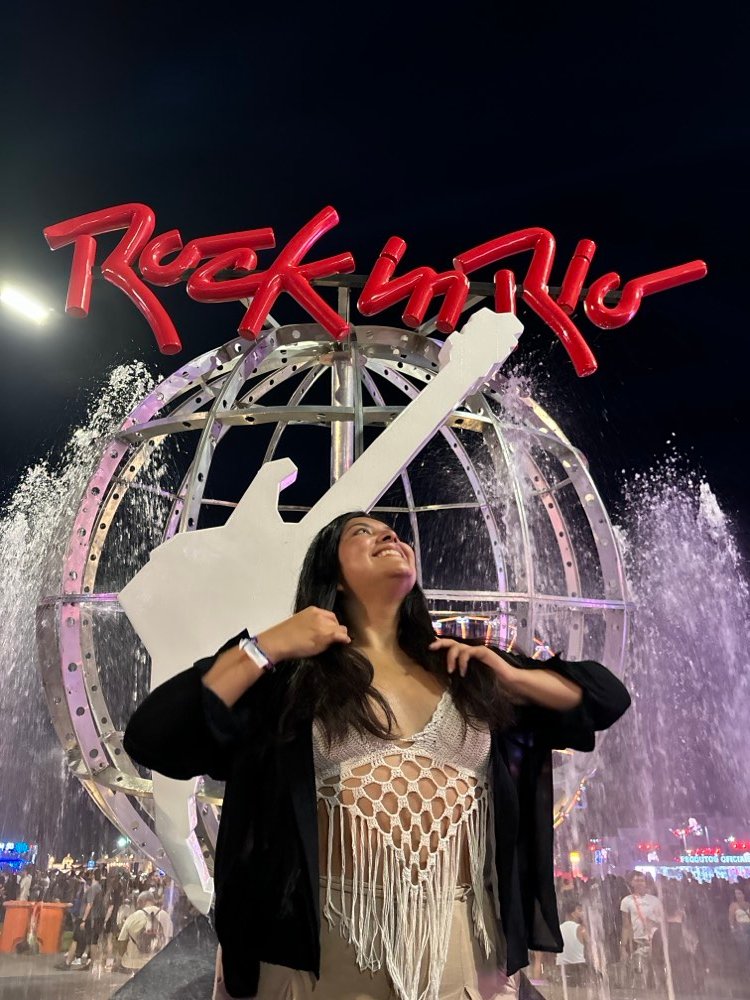 Mariel Cárdenas en Rock in Rio, Río de Janeiro