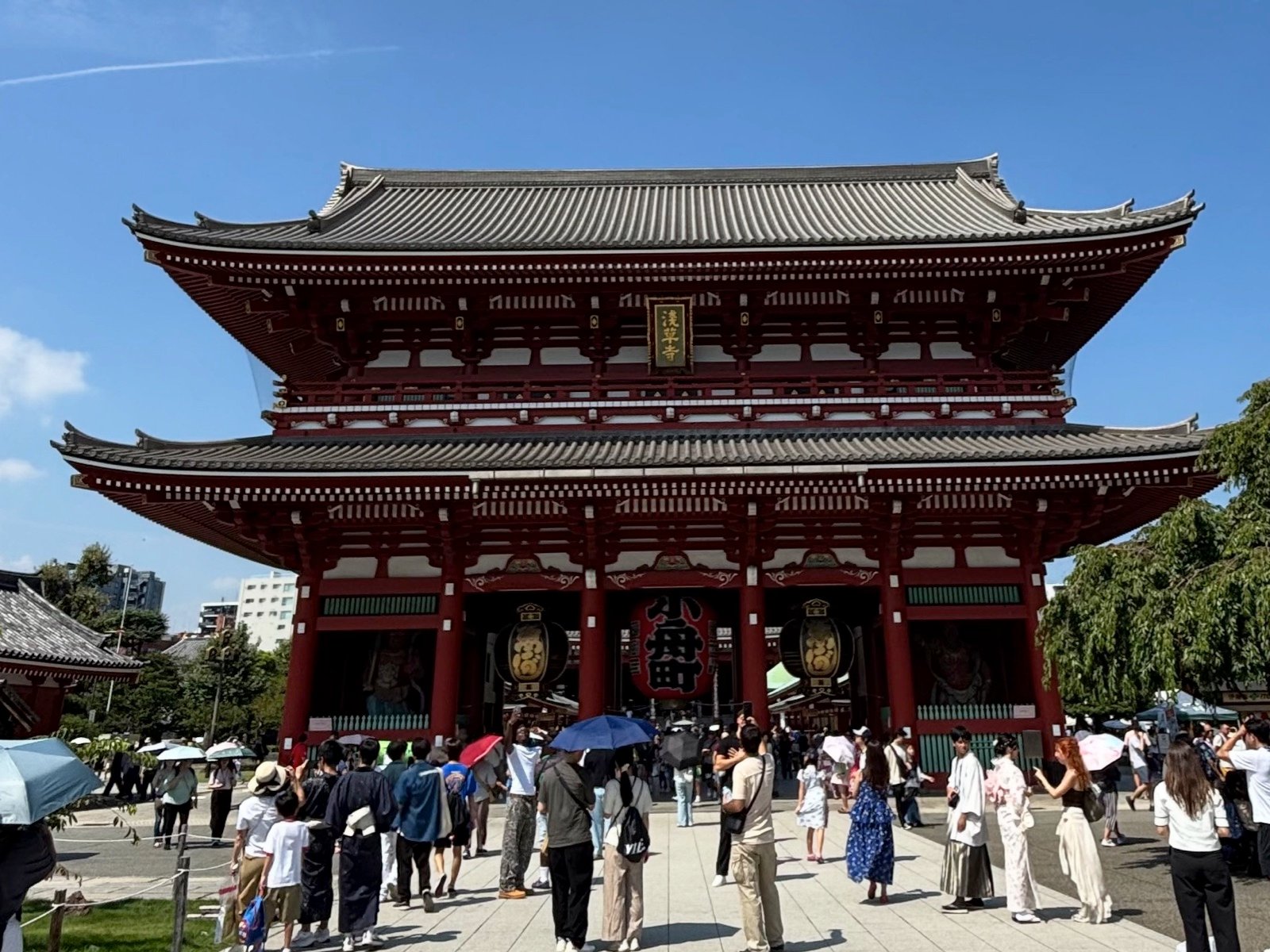 El templo Sensō-ji en Asakusa, Tokio